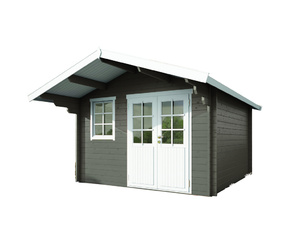 Gartenhaus Lisa 44-A XL in Gletschergrau Gartenhaus Lisa 44-A XL in Gletschergrau
