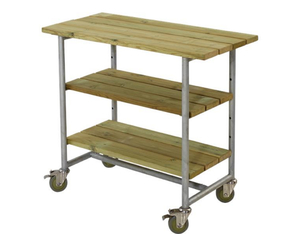 Urban Beistelltisch mit zwei Böden 50x100x90 cm (BxLxH) druckimprägniert Urban Beistelltisch mit zwei Böden 50x100x90 cm (BxLxH) druckimprägniert