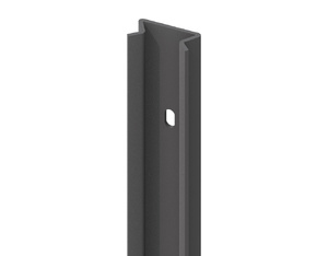 Pfosten Montageadapter Zaun in 45 Grad 192cm anthrazit Pfosten Montageadapter Zaun in 45 Grad 192cm anthrazit