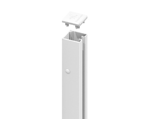 SYSTEM U-Klemmprofil weiß (f.Sys. Glas, Board) 192x4x4cm SYSTEM U-Klemmprofil weiß (f.Sys. Glas, Board) 192x4x4cm